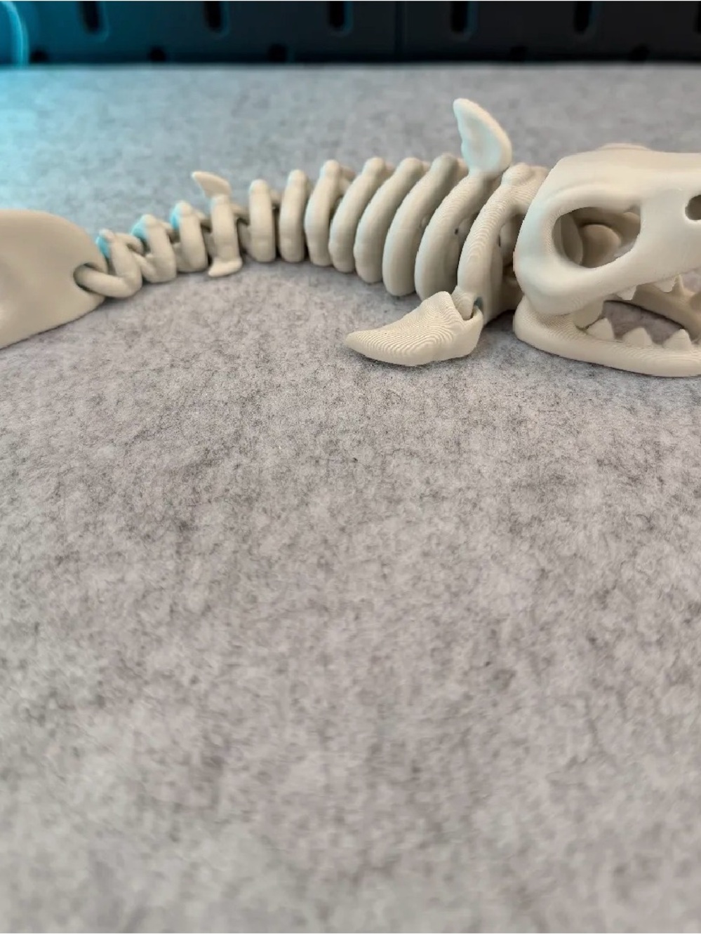 Cream Reptile Skeleton Hideaway Toy